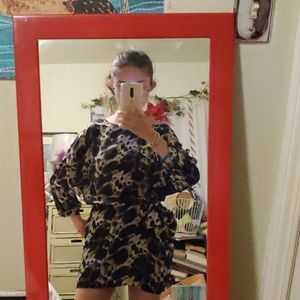 Zara leopard print dress